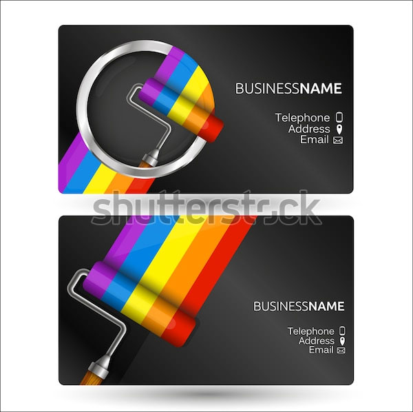 Painting Business Card Templates Free & Premium 31+ PSD, Ai, Word